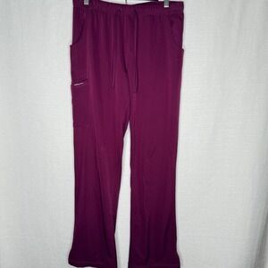 HH Works Healing Hands Scrub Pants Women's M Rebecca 9560 Purple Meta Mauve B